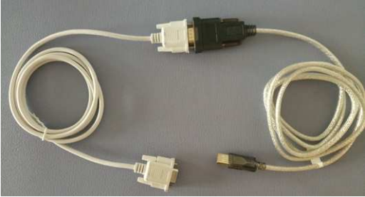  232 交叉線為一頭公一頭母，USB 為公頭
